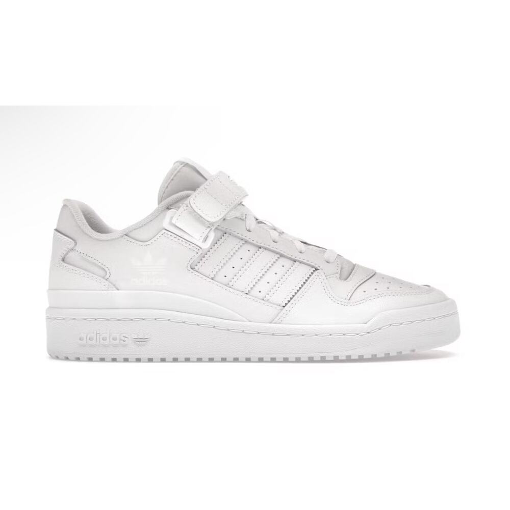 Adidas forum low triple white mens size 7 fy7755 sneaker shoes